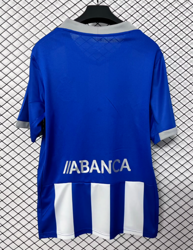 with LALIGA Patch Fan Version 2026-2027  Deportivo La Coruna Home Soccer Jersey Camisetas de Futbol