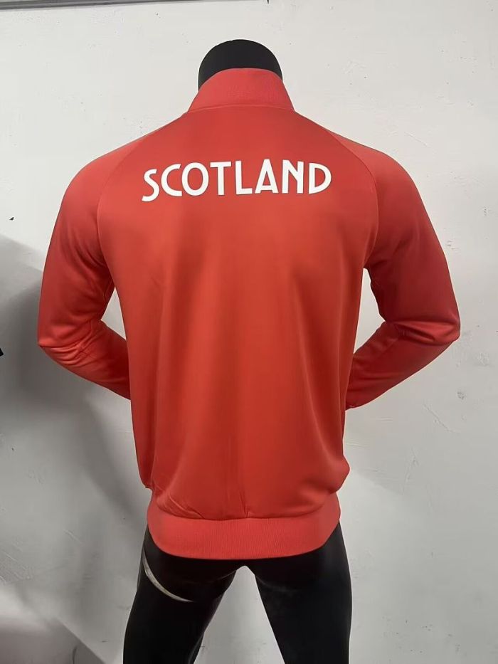 2026 Scotland Orange Soccer Jacket Football Jacket