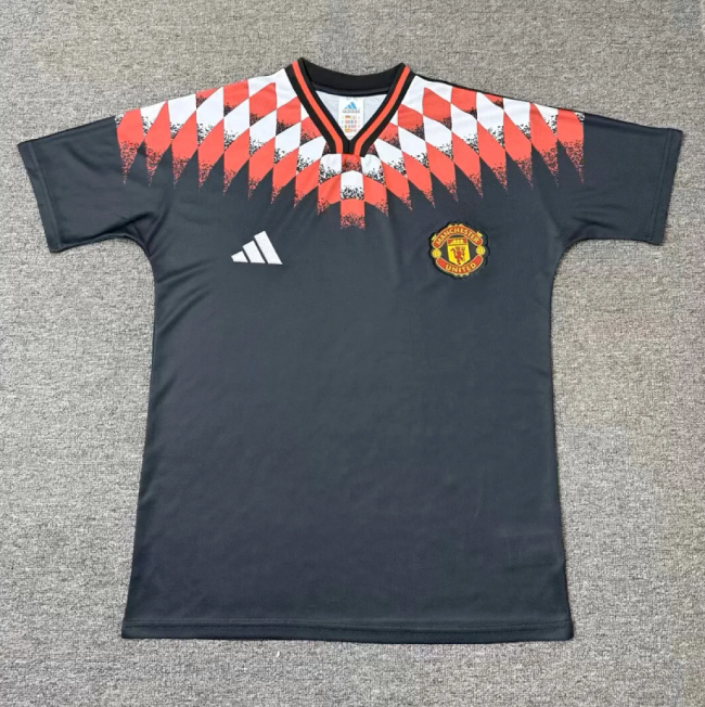Fans Version 2026-2027 Manchester United Black Retro Model Soccer Jersey Man United Football Shirt