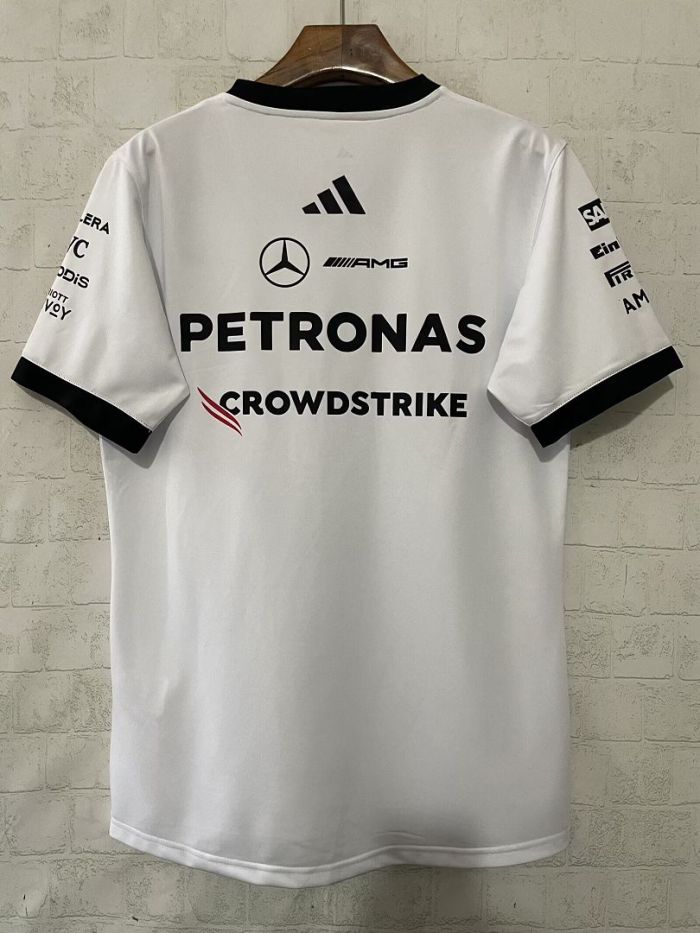Mercedes 2026-2027 White Racing Jersey T-shirt