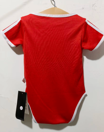 Baby Cloth 2026-2027 Manchester United Home Soccer Jersey Man U Baby Onesies