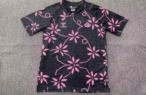 Fans Version 2026-2027 Sunderland Black/Pink Soccer Training Jersey Football Shirt