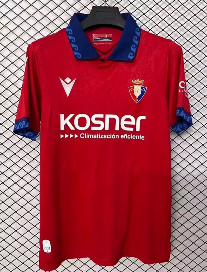Fans Version 2026-2027 Osasuna Home Soccer Jersey Camisetas de Futbol