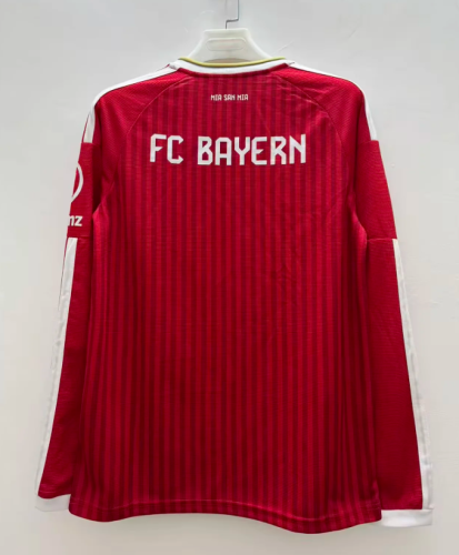 Long Sleeve Fan Version 2026-2027 Bayern Munich Home Soccer Jersey Bayern Munchen Football Shirt
