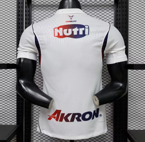 Player Version 2026-2027 Chivas Away White Soccer Jersey Football Shirt