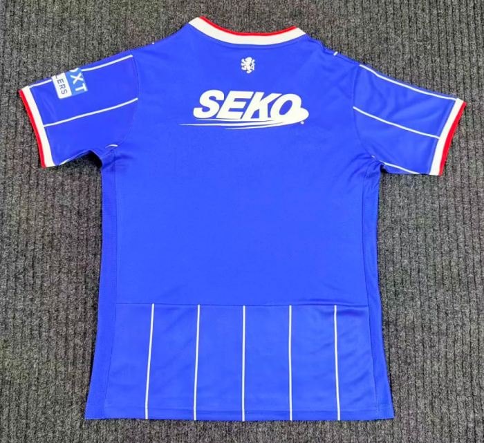 Fan Version 2026-2027 Rangers Home Soccer Jersey Football Shirt