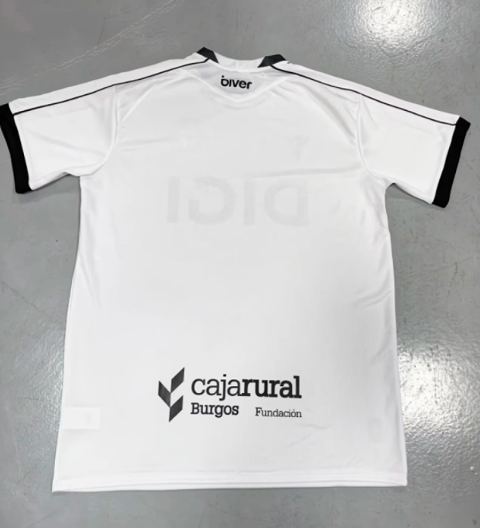 with LALIGA Patch Fans Version 2026-2027 Burgos Home Soccer Jersey Football Shirt