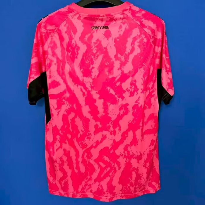 Fan Version 2026 Cape Verde Pink Goalkeeper Soccer Jersey Football Shirt