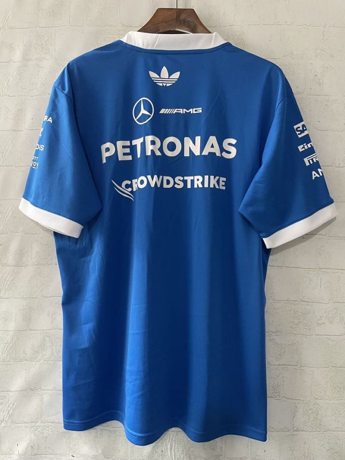 Mercedes 2026-2027 Blue Racing Jersey T-shirt