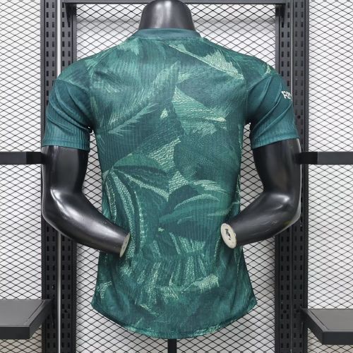 Player Version 2026-2027 Real Madrid Dark Green Soccer Pre-match Jersey Real Football Shirt