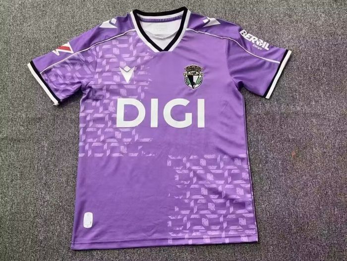 with LALIGA Patch Fans Version 2026-2027 Burgos Third Away Purple Soccer Jersey Football Shirt