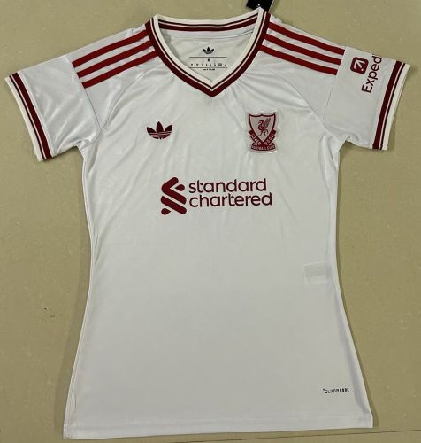 Women 2026-2027 Liverpool Away White Home Soccer Jersey Girl Football Shirt