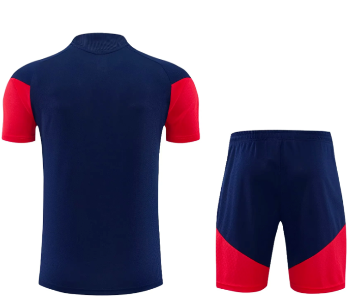 Adult Uniform 2026-2027 Arsenal Dark Blue Soccer Training Jersey and Shorts Football Kits