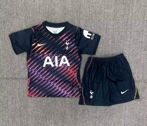 Youth Uniform Kids Kit 2026-2027 TOT Away Soccer Jersey Shorts Child Spurs Football Set