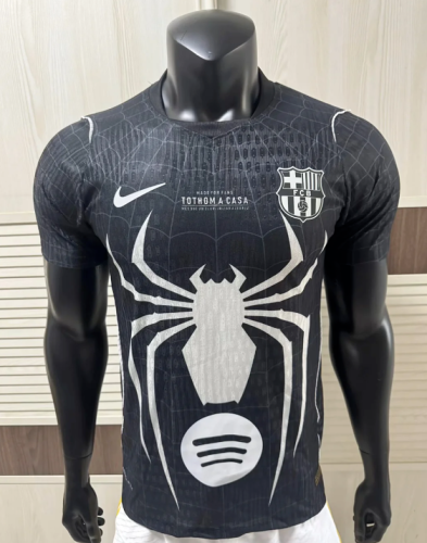 Barca Camisetas de Futbol Player Version 2026-2027 Barcelona Black Spider Version Soccer Jersey
