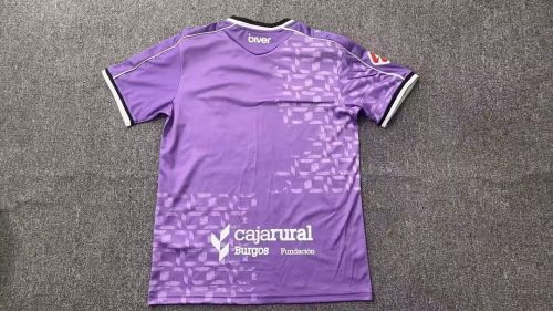 with LALIGA Patch Fans Version 2026-2027 Burgos Third Away Purple Soccer Jersey Football Shirt