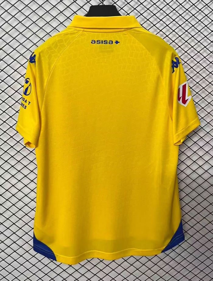 with LALIGA Patch Fan Version CADIZ 2026-2027 Cadiz Home Soccer Jersey Football Shirt