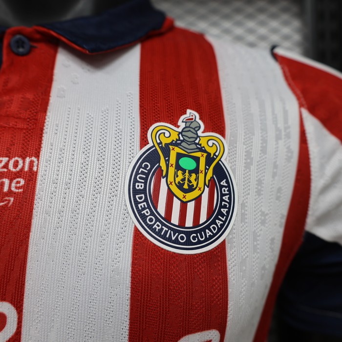 Player Version 2026-2027 Chivas Home Soccer Jersey Football Shirt