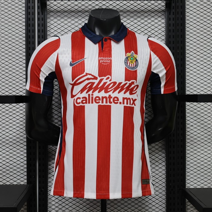 Player Version 2026-2027 Chivas Home Soccer Jersey Football Shirt