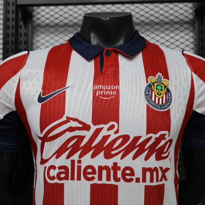 Player Version 2026-2027 Chivas Home Soccer Jersey Football Shirt