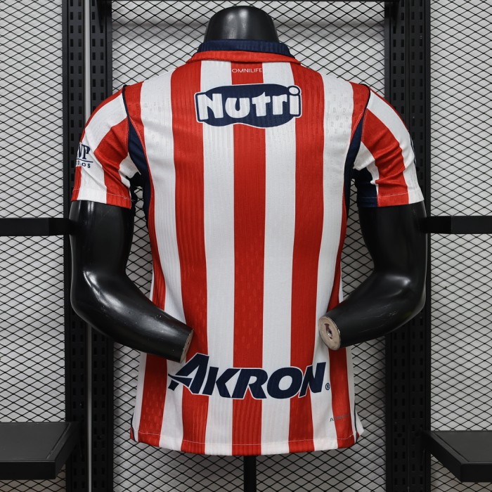 Player Version 2026-2027 Chivas Home Soccer Jersey Football Shirt
