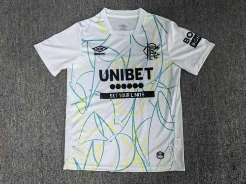 Fan Version 2026-2027 Rangers White Goalkeeper Soccer Jersey Football Shirt