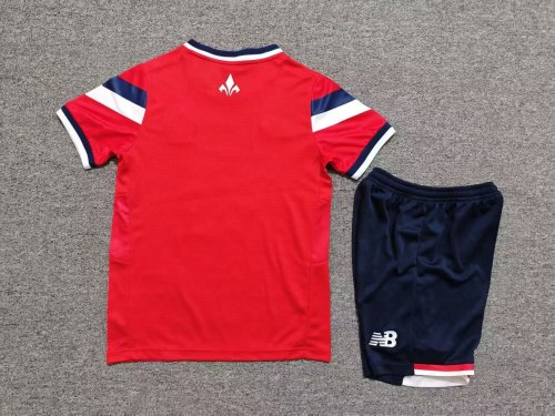 Youth Uniform Kids Kit 2026-2027 Lille Home Soccer Jersey Shorts Child Football Set