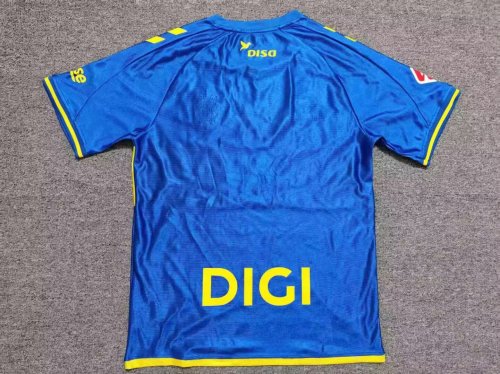 with LALIGA Patch Fan Version 2026-2027 Las Palmas Home Soccer Jersey Football Shirt