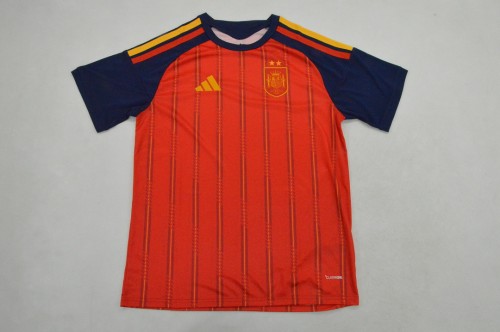 with 2 Stars Fan Version 2026 Spain Home Soccer Jersey España Camisetas de Futbol