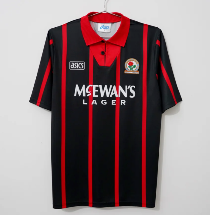 Retro Jersey 1994-1995 Blackburn Rovers Away Soccer Jersey Vintage Football Shirt