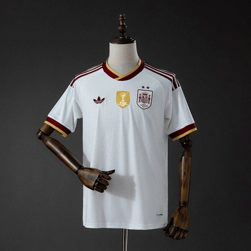 with 2 Stars+FIFA World Champions 2026 Patch Fan Version 2026 Spain Away Soccer Jersey España Camisetas de Futbol