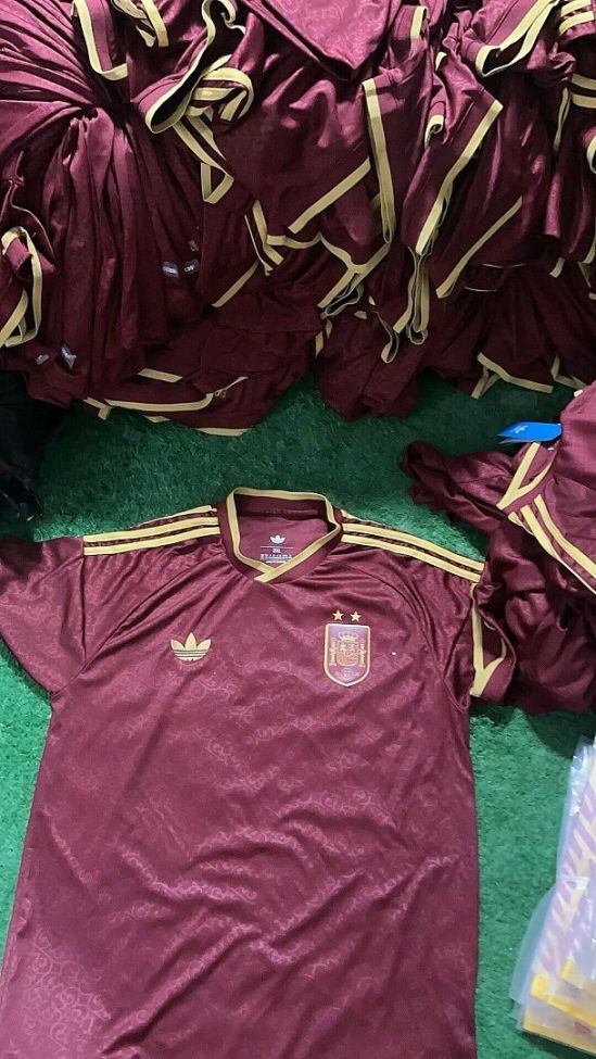 with 2 Stars Fan Version 2026 Spain Third Away Soccer Jersey España Camisetas de Futbol