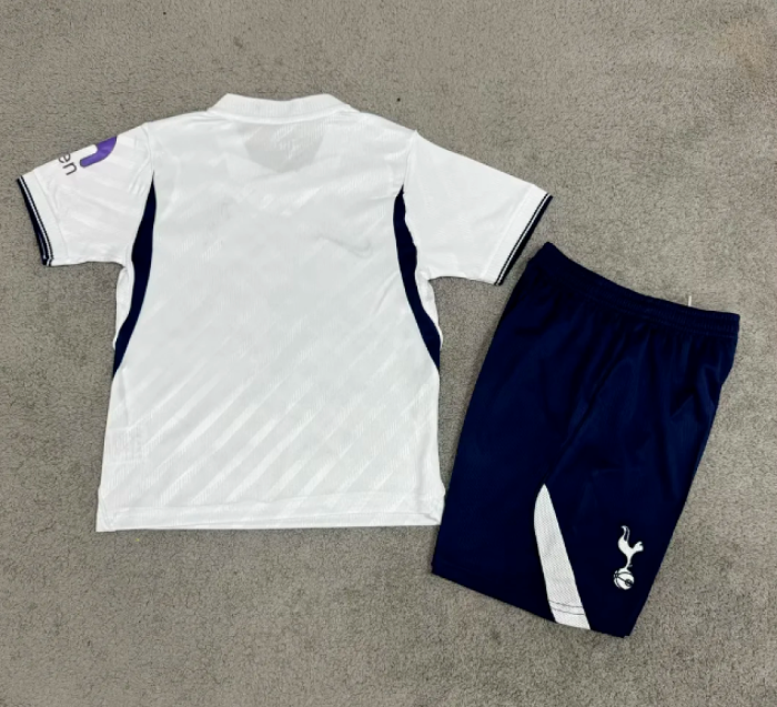 Youth Uniform Kids Kit 2026-2027 TOT Home Soccer Jersey Shorts Child Spurs Football Set