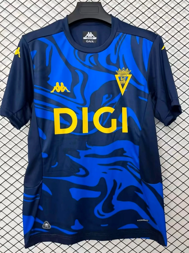 Fan Version CADIZ 2026-2027 Cadiz Dark Blue Soccer Training Jersey Football Shirt