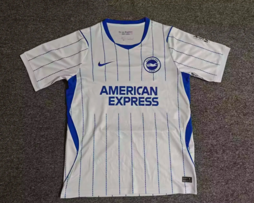 Fan Version 2026-2027 Brighton & Hove Albion Away White Soccer Jersey Football Shirt