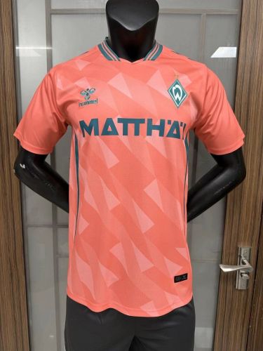 Fan Version 2026-2027 Werder Bremen Third Away Pink Soccer Jersey Football Shirt