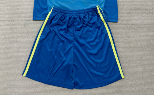 Fan Version 2026-2027 Leeds United Sky Blue Goalkeeper Soccer Shorts Horona Football Shorts