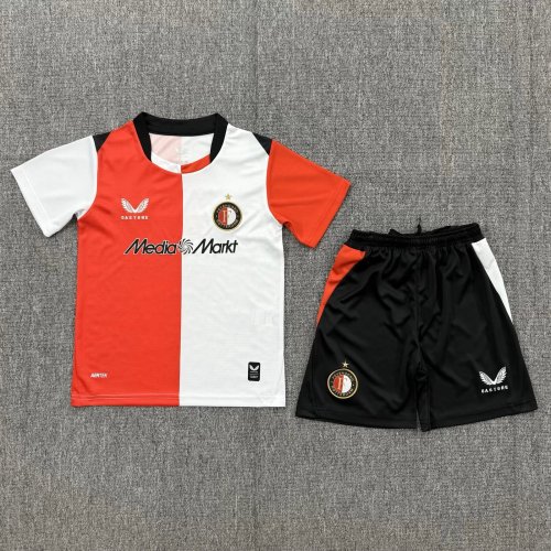 Adult Uniform 2026-2027 Feyenoord Rotterdam Home Soccer Jersey Shorts Men's Football Kit