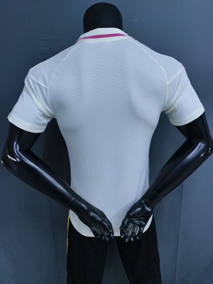Player Version 2026-2027 Real Madrid White/Pink Soccer Polo Real Football Shirt