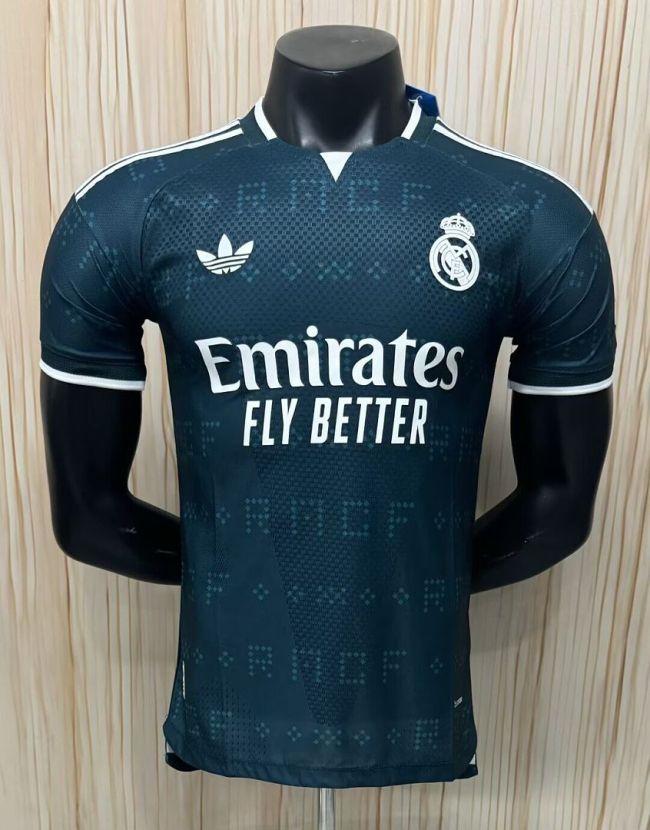 Player Version 2026-2027 Real Madrid Green Soccer Jersey Real Football Shirt
