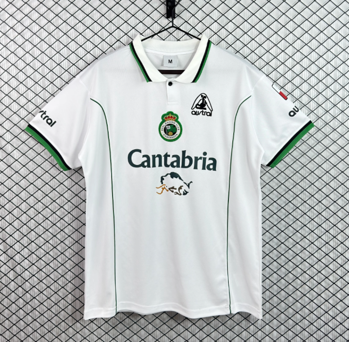 Retro Jersey 1998-2001 Racing Santander Home Soccer Jersey Vintage Football Shirt