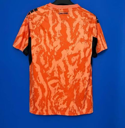 Fan Version 2026 Cape Verde Orange Goalkeeper Soccer Jersey Football Shirt