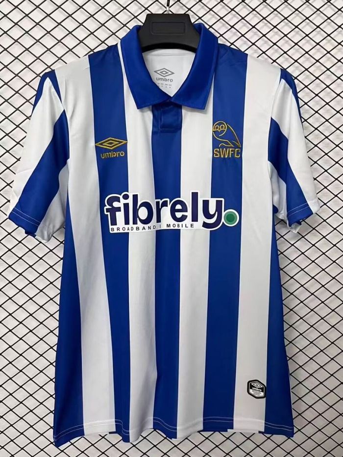 Fan Version 2026-2027 Sheffield Wednesday Home Soccer Jersey Football Shirt
