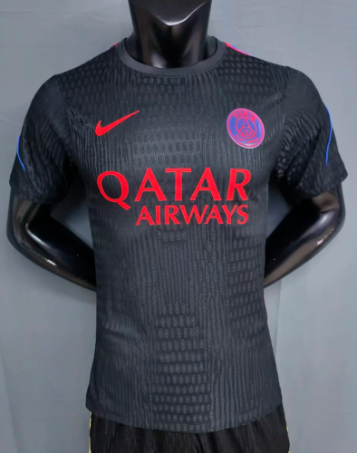 Player Version 2026-2027 PSG Black Soccer Training Jersey Paris Football Maillot