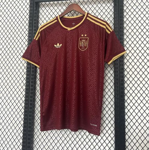 with 2 Stars Fan Version 2026 Spain Third Away Soccer Jersey España Camisetas de Futbol