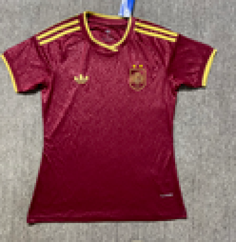 with 2 Stars Women Fan Version 2026 Spain Third Away Soccer Jersey Girl Football Shirt