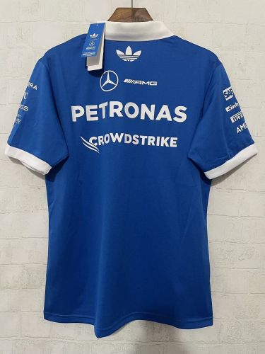 Mercedes 2026-2027 Blue Racing Jersey Polo