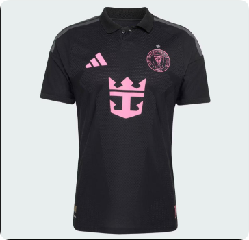 with a Star Fan Version 2026-2027 Inter Miami Away Black Soccer Jersey Football Shirt