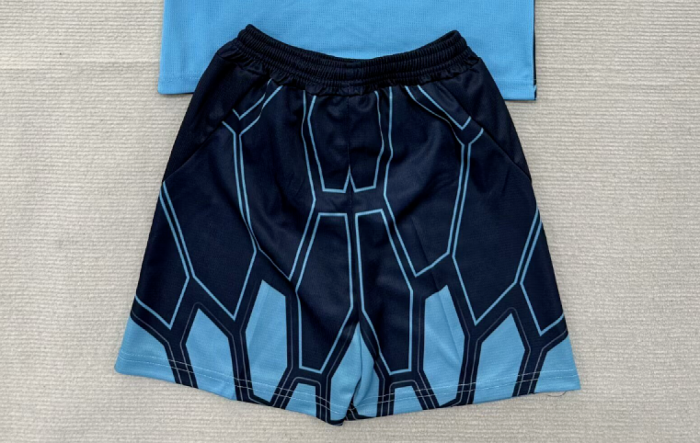 Fan Version 2026-2027 Marseille Blue Goalkeeper Soccer Shorts Football Shorts