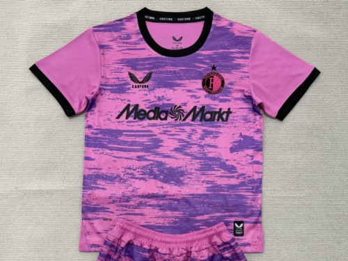 Fan Version 2026-2027 Feyenoord Rotterdam Pink Goalkeeper Soccer Jersey Football Shirt